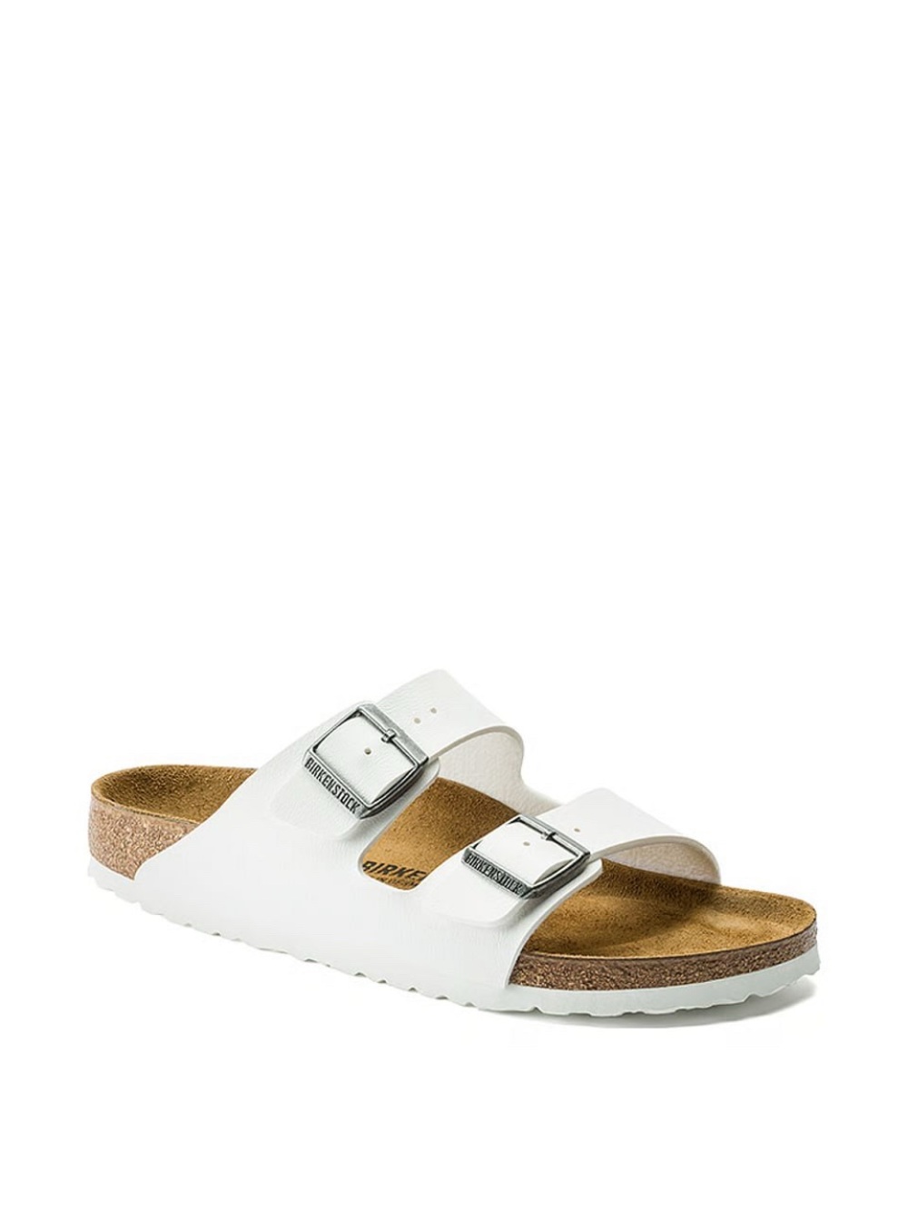 Birkenstock women White Arizona Two-Buckle Sandal